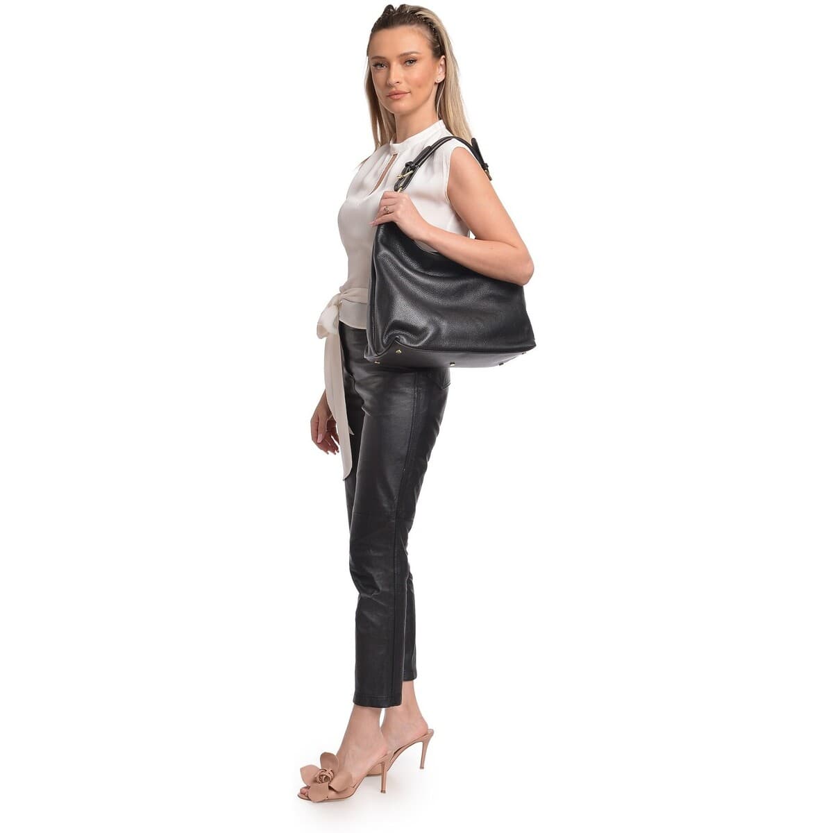 Women's Shoulder Bags Anna Luchini Black