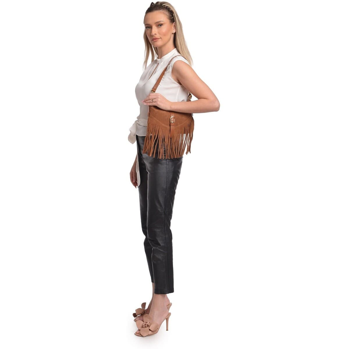 Women's Shoulder Bags Anna Luchini Brown
