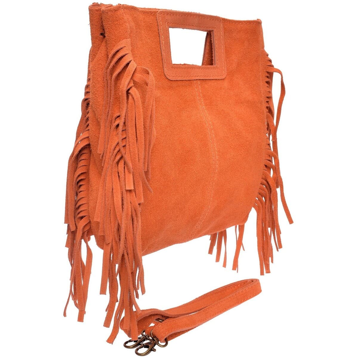 Women's Handbags Anna Luchini Orange