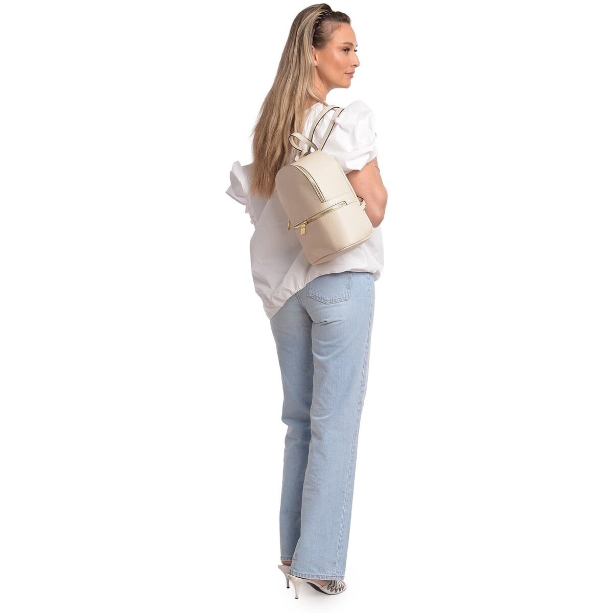 Women's Backpacks Isabella Rhea Beige