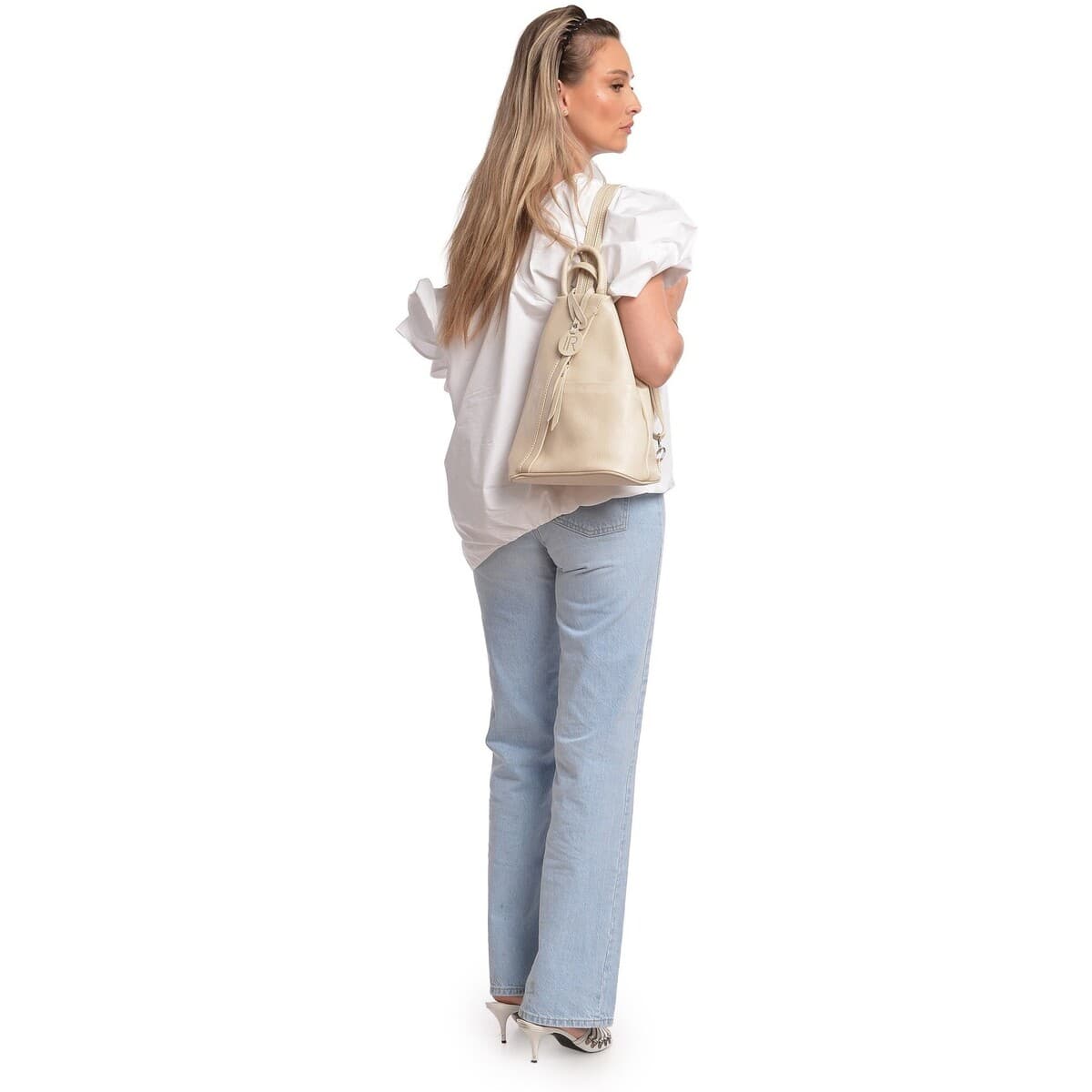 Women's Backpacks Isabella Rhea Beige