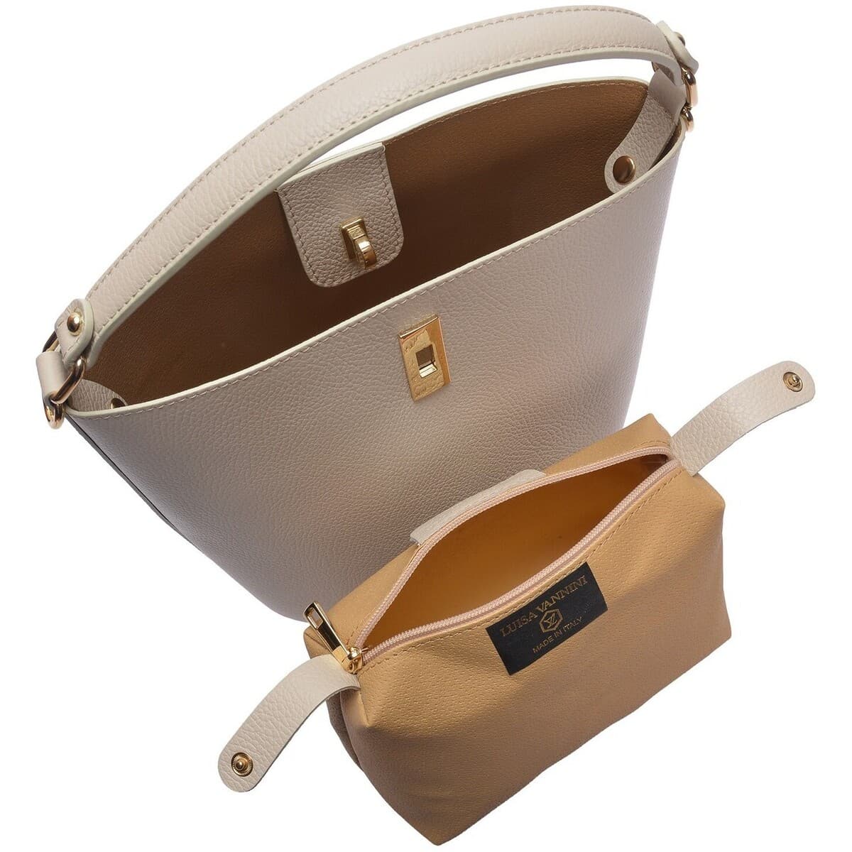 Women's Handbags Luisa Vannini Beige