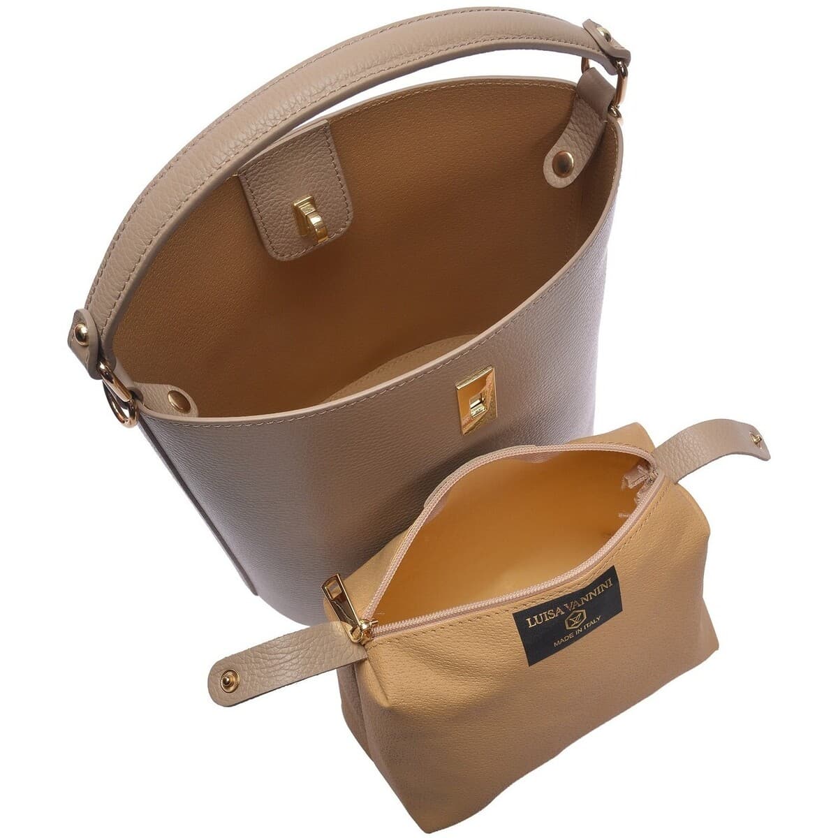 Women's Handbags Luisa Vannini Beige