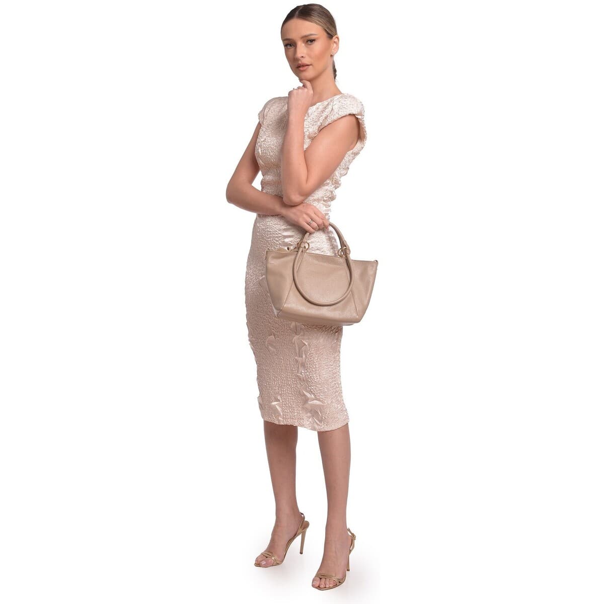 Women's Handbags Roberta M Beige