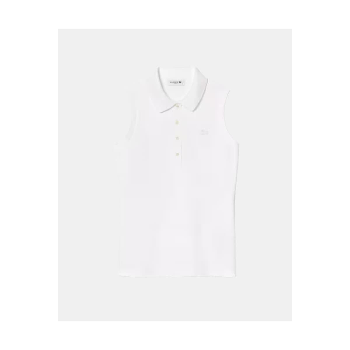 Women's Sleeveless Tops Lacoste White