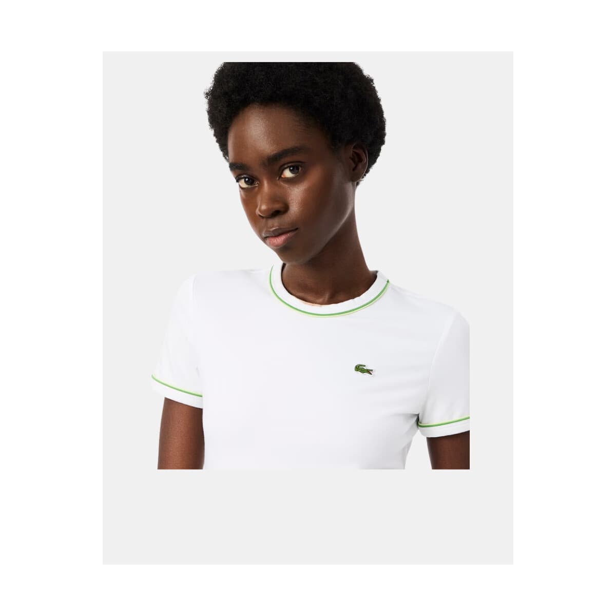 Women's T-Shirts Lacoste White