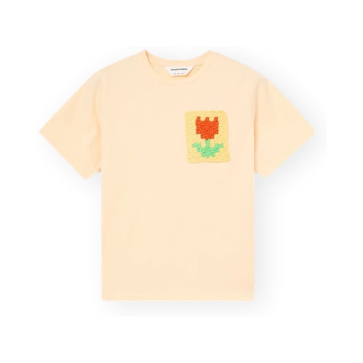 T-shirt με κοντά μανίκια Compania Fantastica COMPAÑIA FANTÁSTICA T-Shirt 11036 - Light Yellow