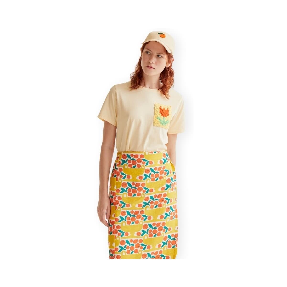 Women's T-Shirts Compania Fantastica Yellow