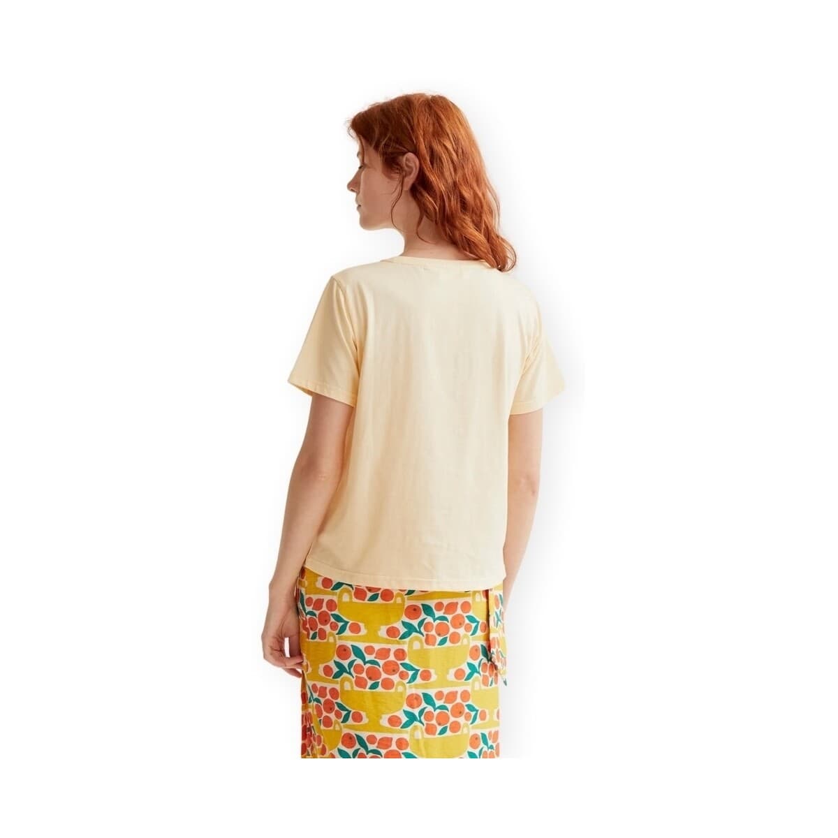 Women's T-Shirts Compania Fantastica Yellow