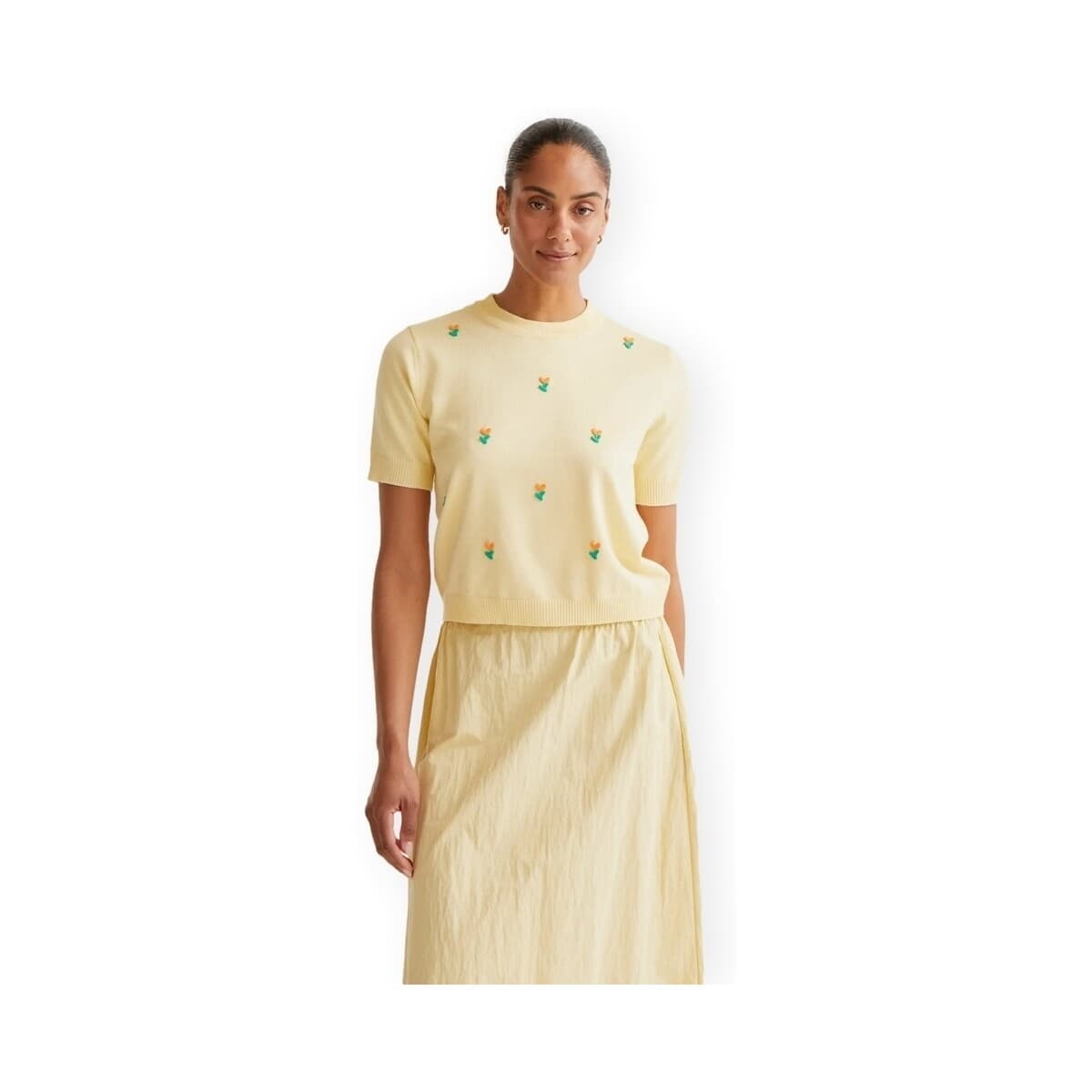 Μπλούζα Compania Fantastica COMPAÑIA FANTÁSTICA Top 10252 - Yellow