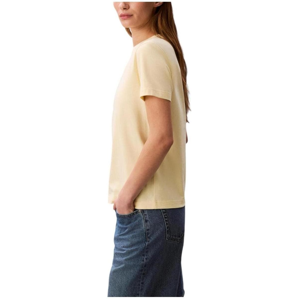 Women's T-Shirts Calvin Klein Yellow