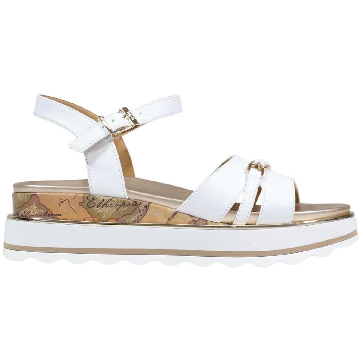 Women's Platforms Alviero Martini White