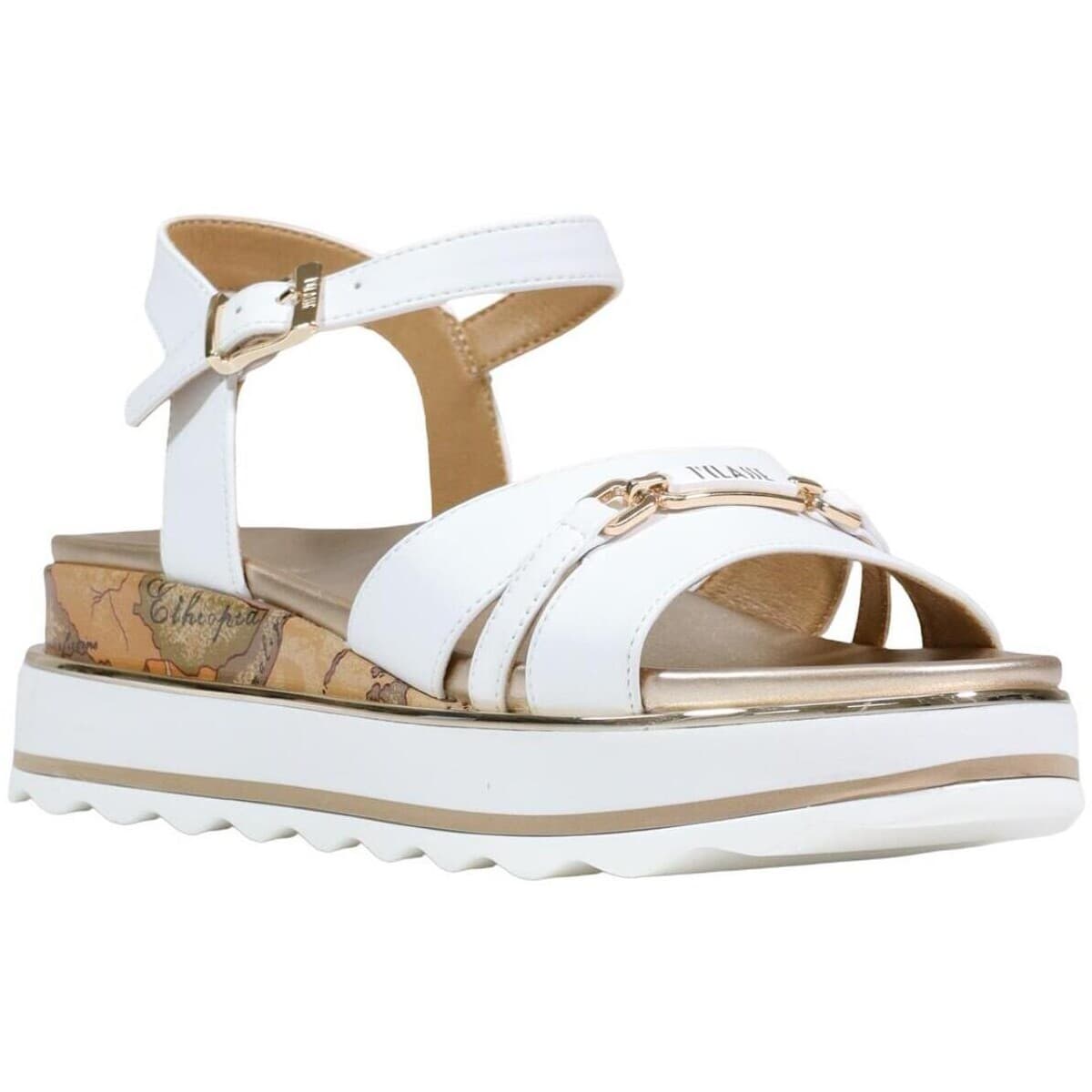 Women's Platforms Alviero Martini White