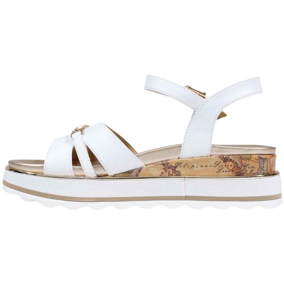 Women's Platforms Alviero Martini White