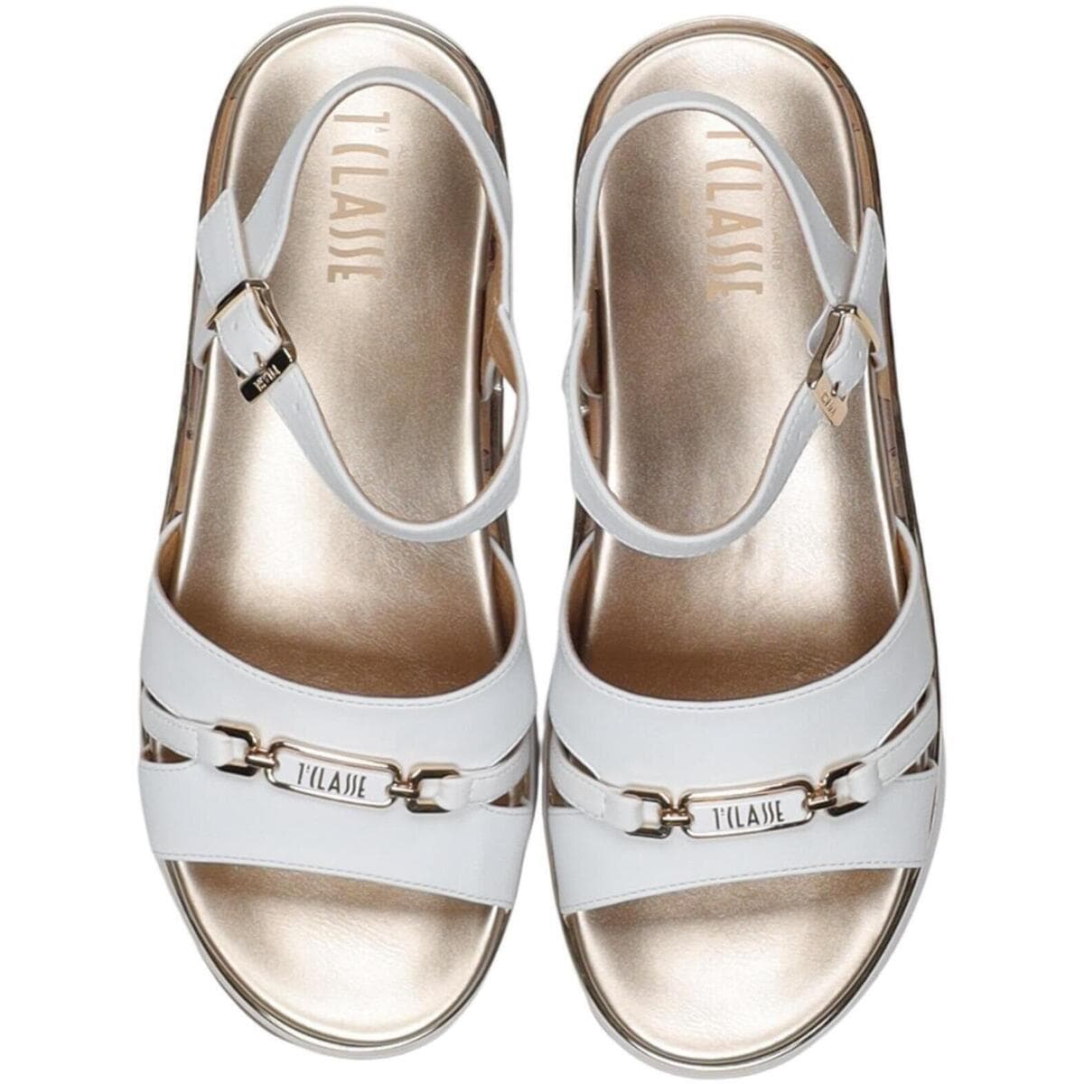 Women's Platforms Alviero Martini White