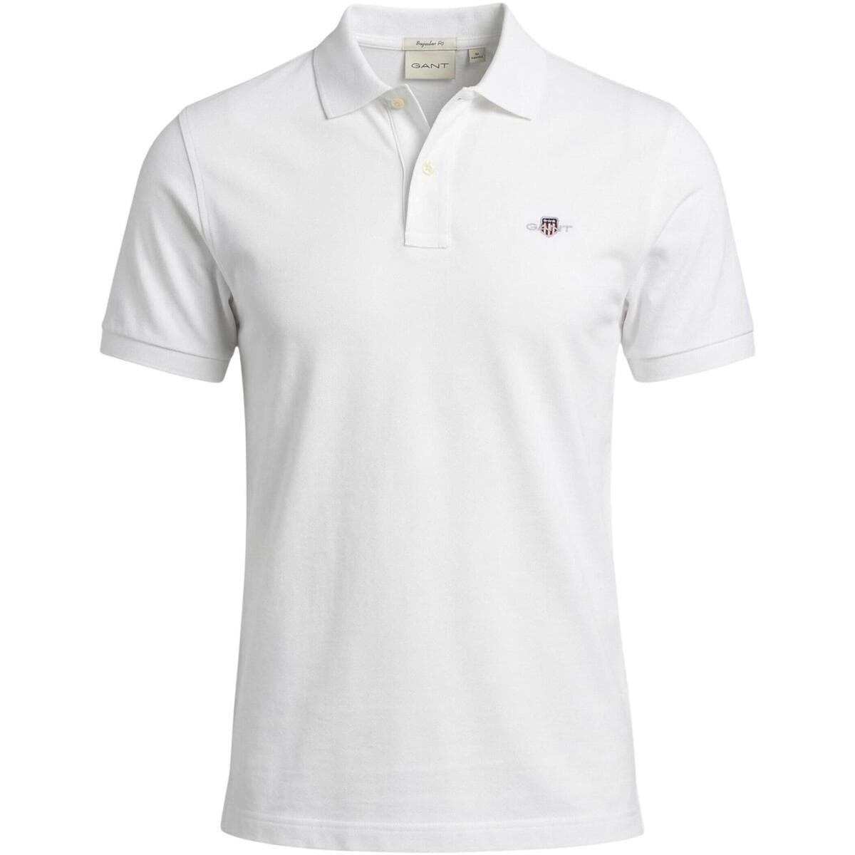 Men's Polo Shirts Gant White