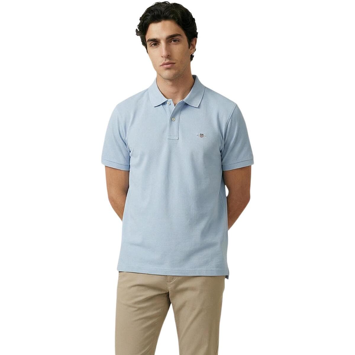 Men's Polo Shirts Gant Blue
