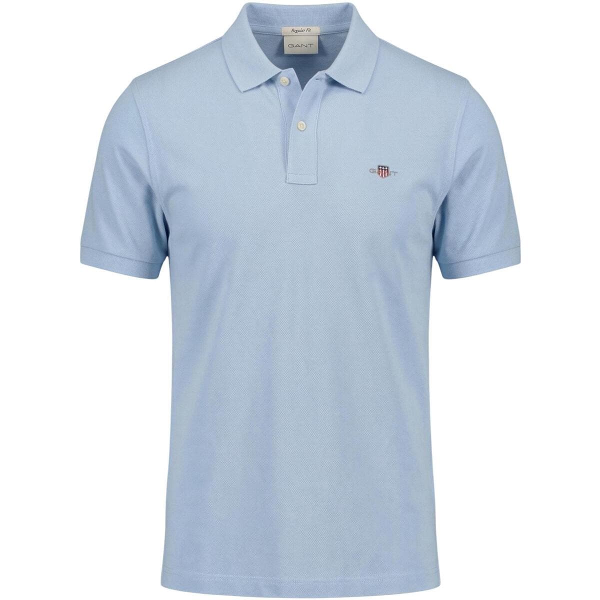 Men's Polo Shirts Gant Blue