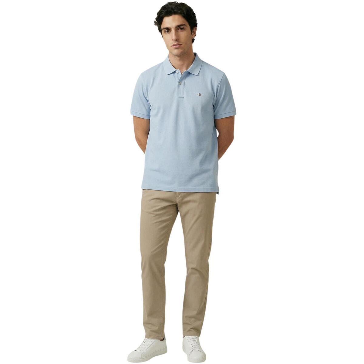 Men's Polo Shirts Gant Blue