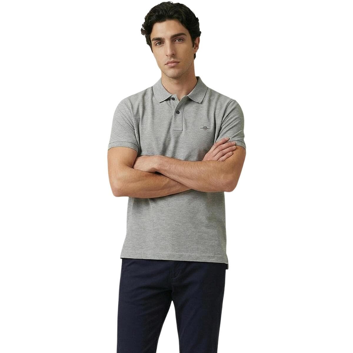 Men's Polo Shirts Gant Gray