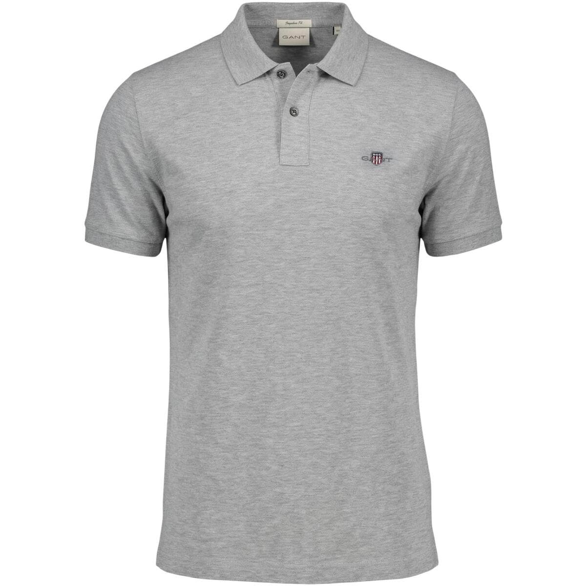 Men's Polo Shirts Gant Gray