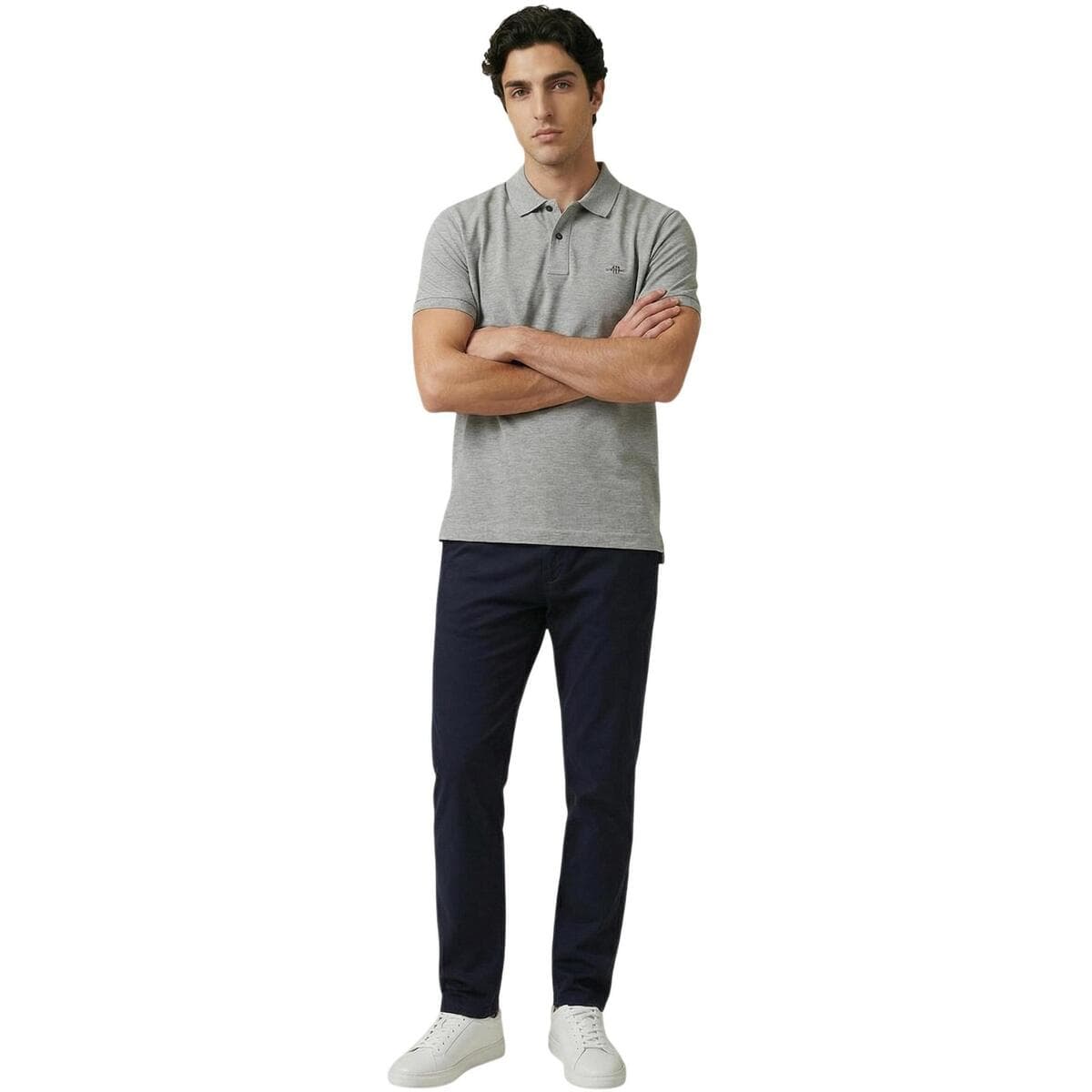 Men's Polo Shirts Gant Gray