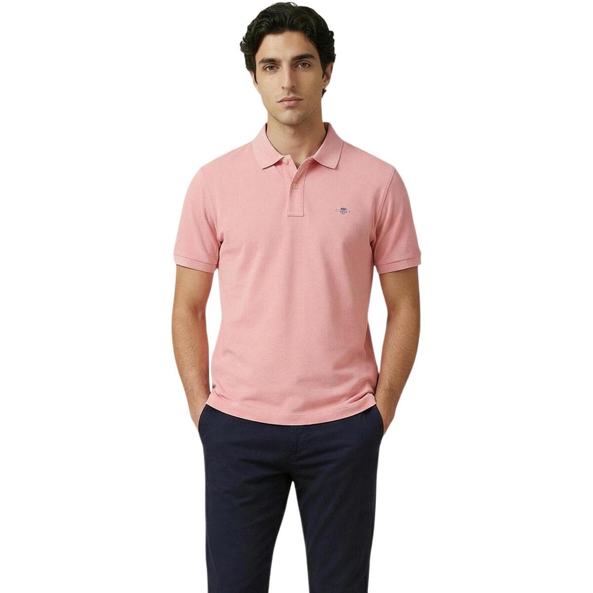 Men's Polo Shirts Gant Pink
