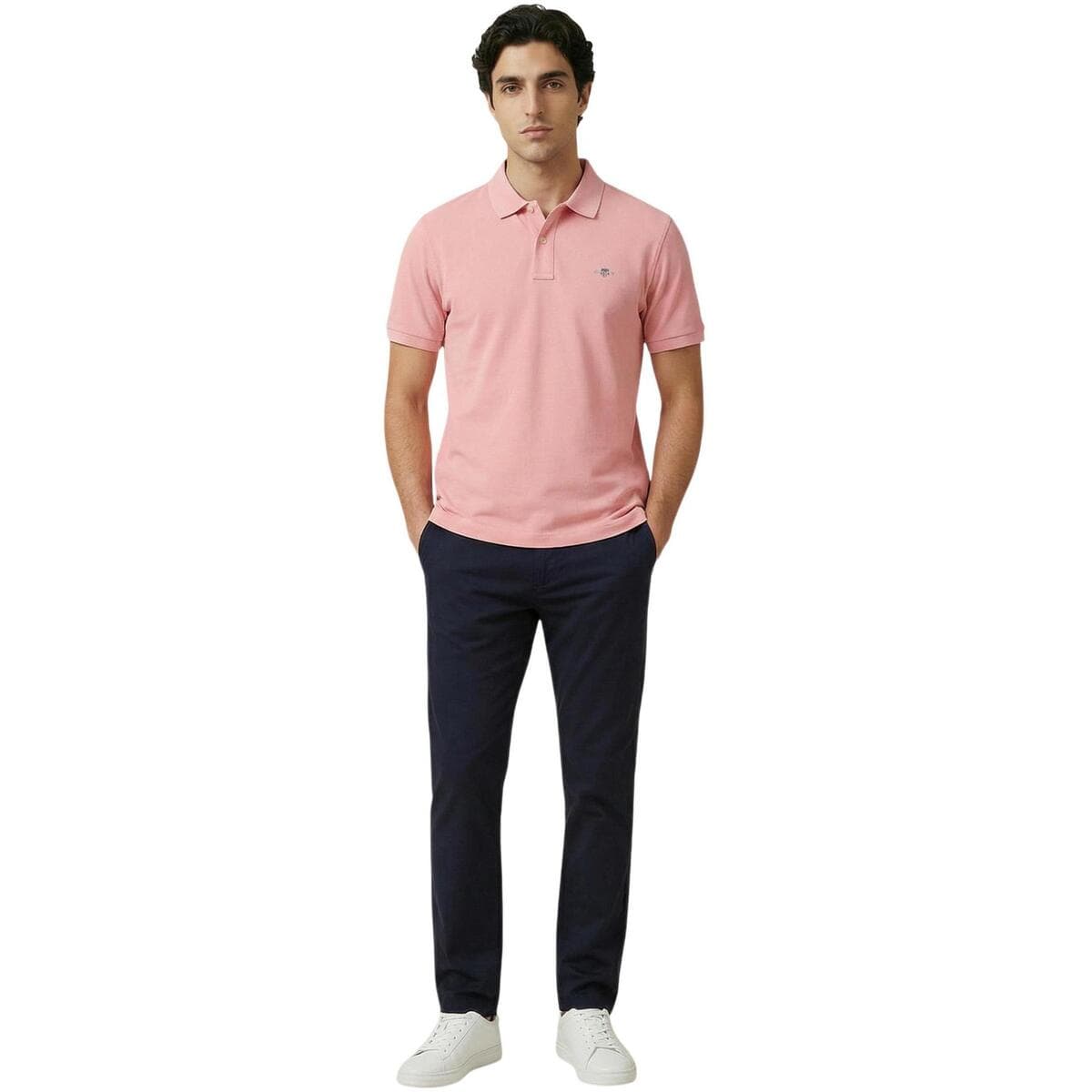Men's Polo Shirts Gant Pink