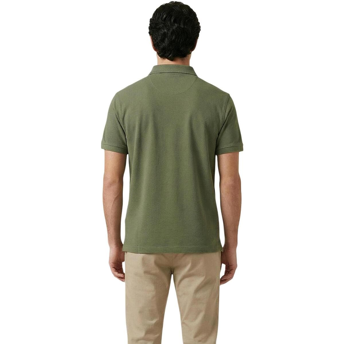 Men's Polo Shirts Gant Green