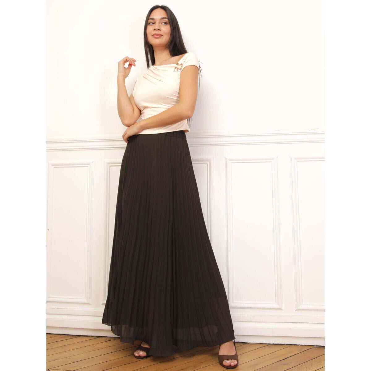 Women's T-Shirts La Modeuse Beige