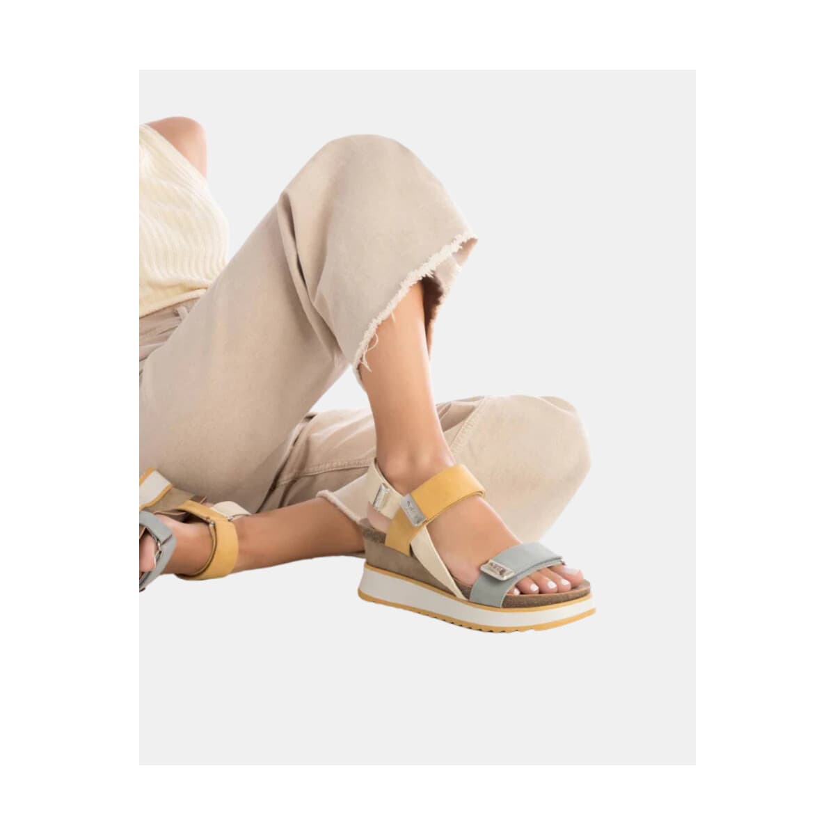 Women's Platforms Xti Yellow