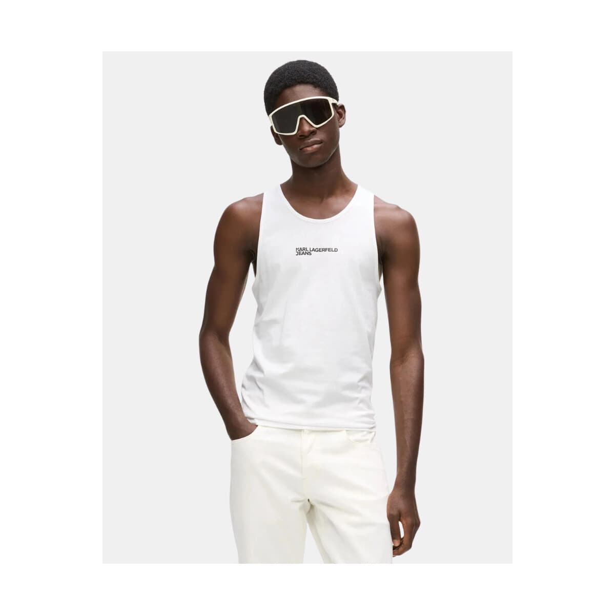 Men's T-Shirts Karl Lagerfeld White