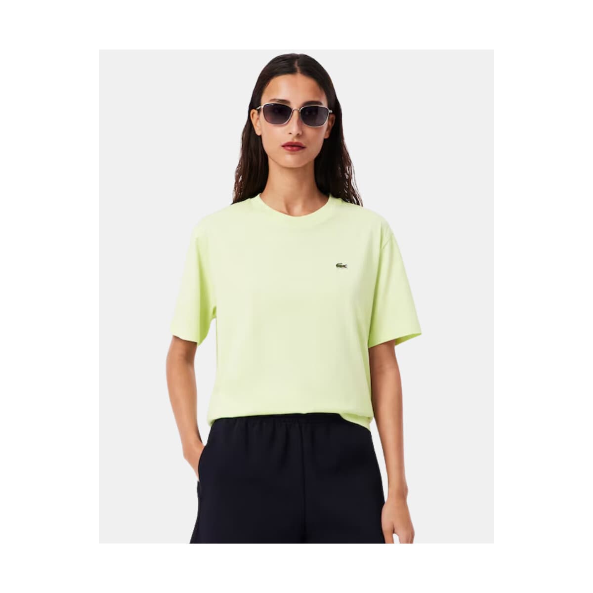 Women's T-Shirts Lacoste Green