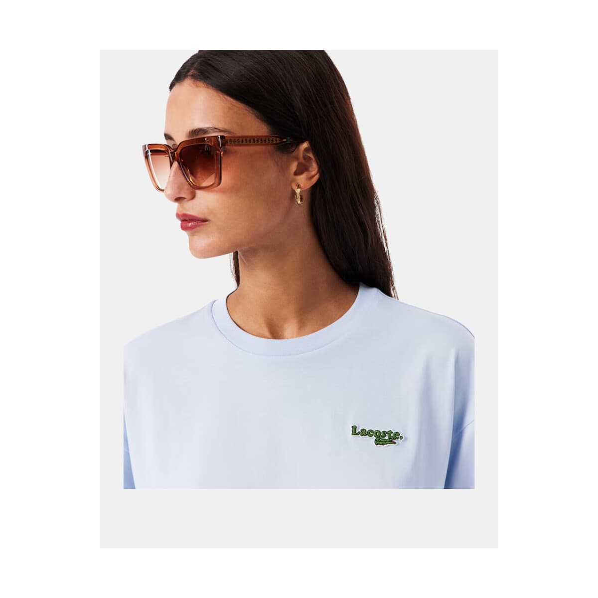 Women's T-Shirts Lacoste Blue