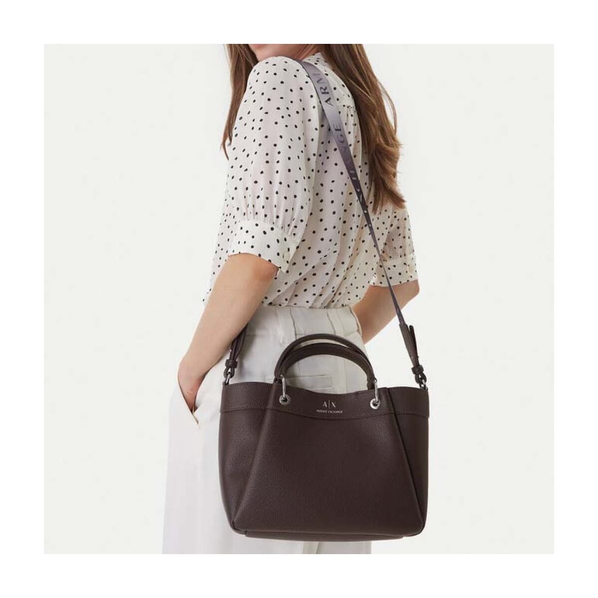 Women's Handbags EAX Brown