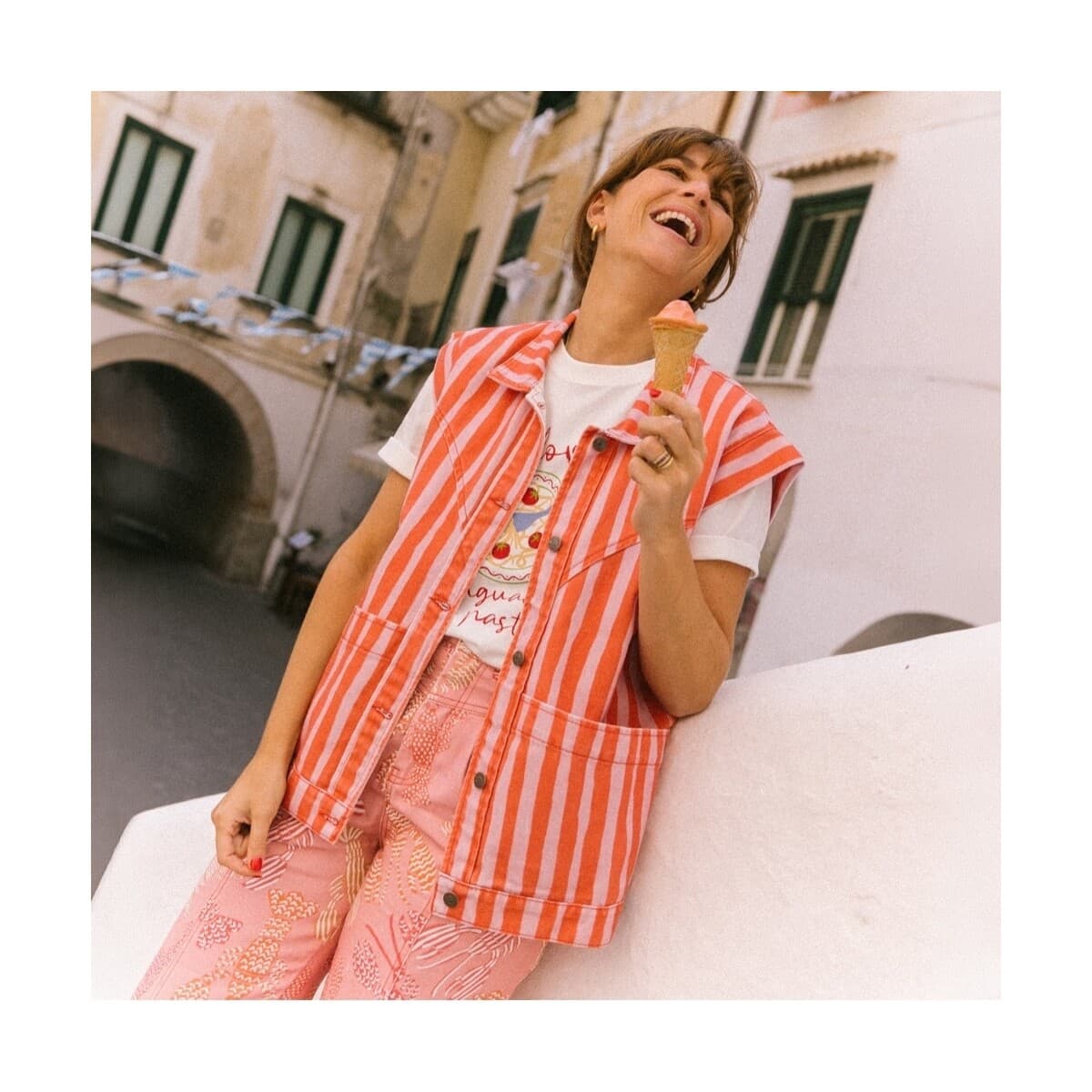 Women's Vests Favorite People Pink