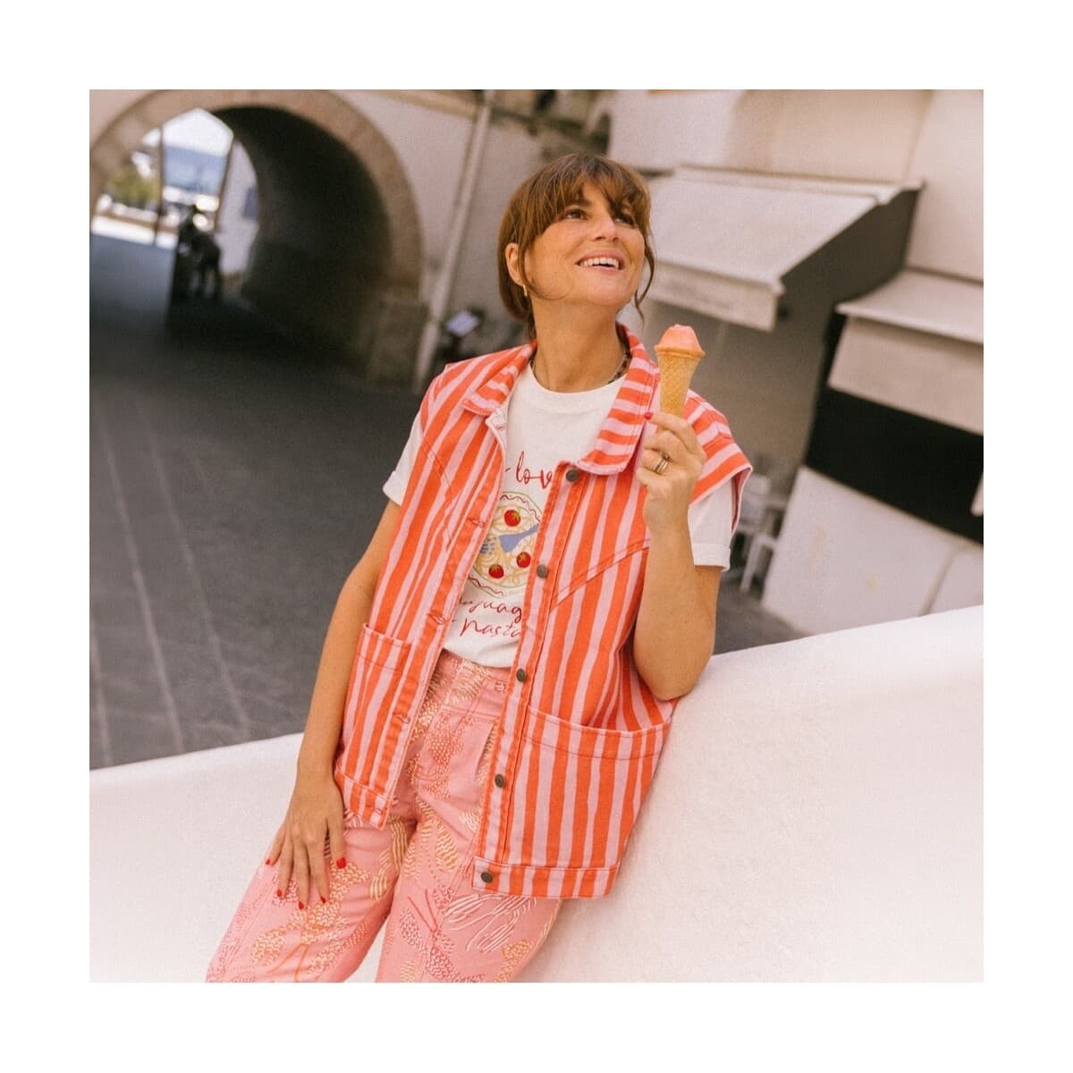 Women's Vests Favorite People Pink