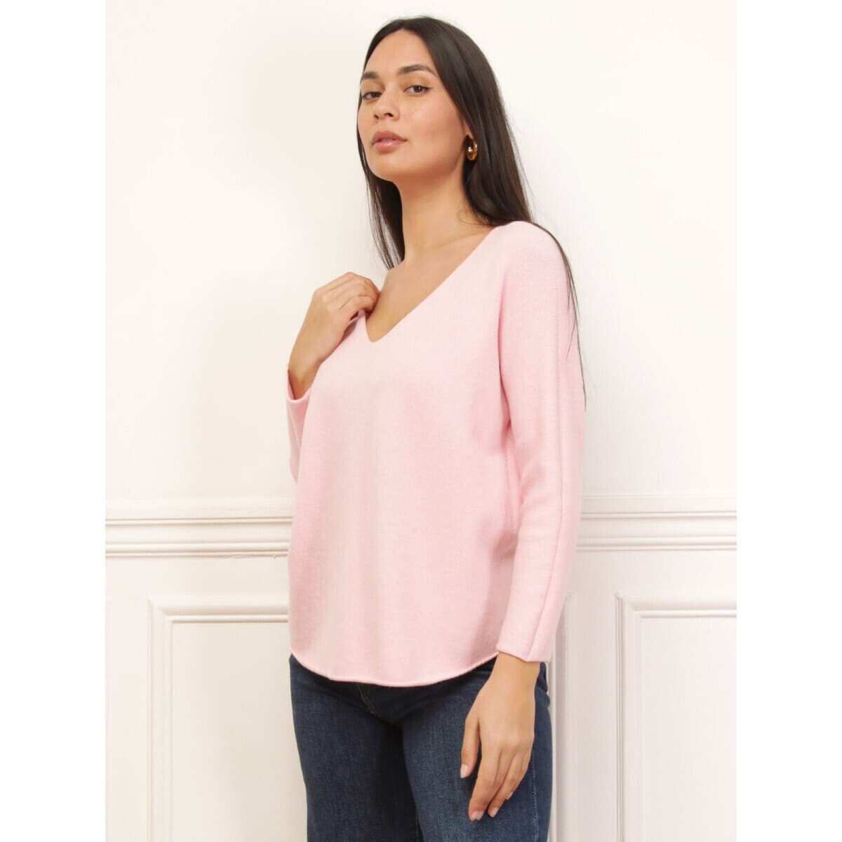 Women's Sweaters La Modeuse Pink