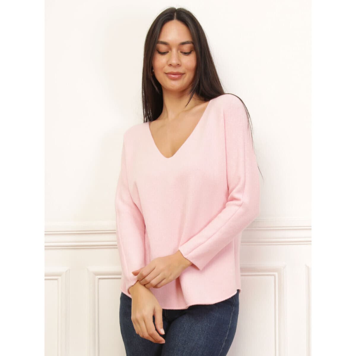 Women's Sweaters La Modeuse Pink