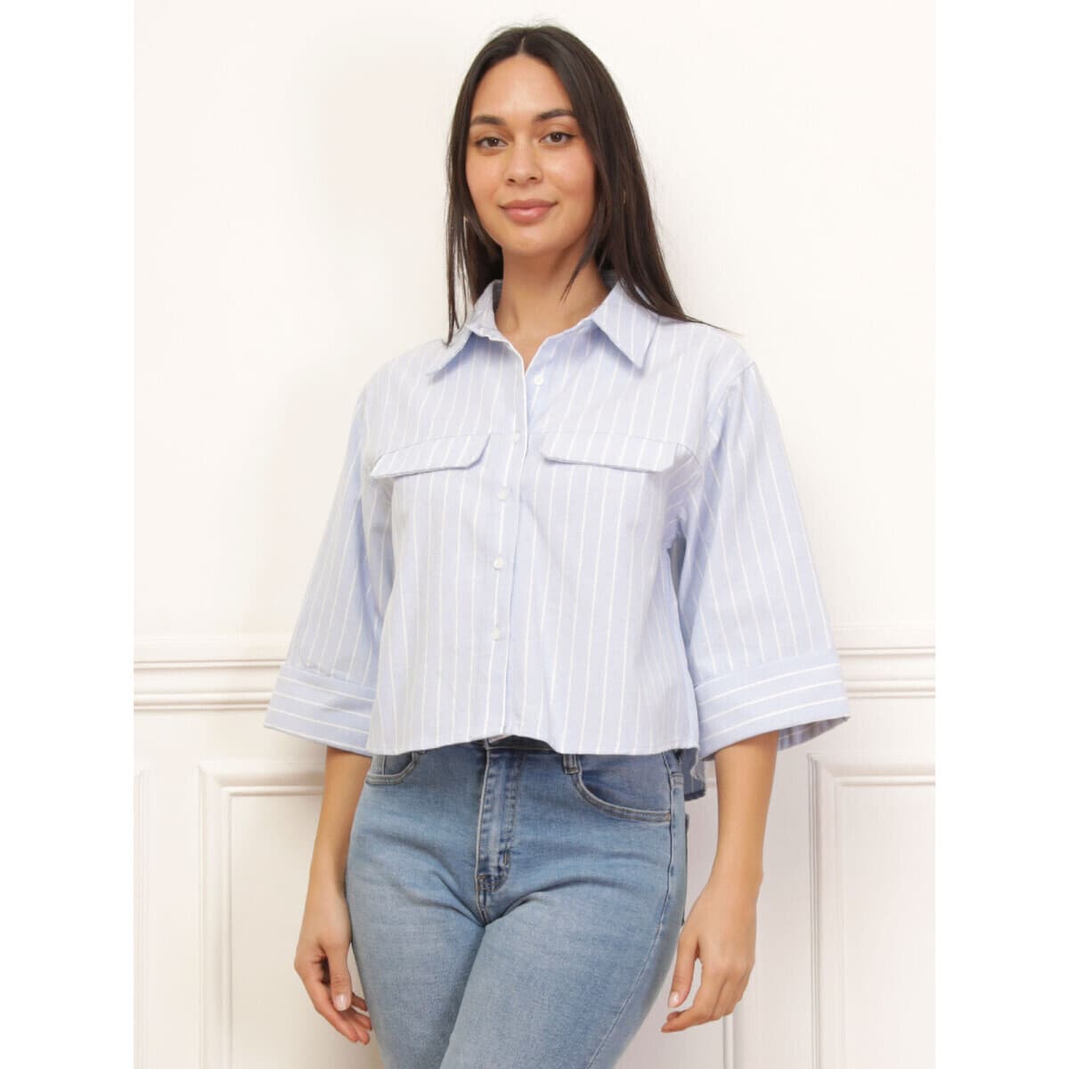 Women's Shirts La Modeuse Blue