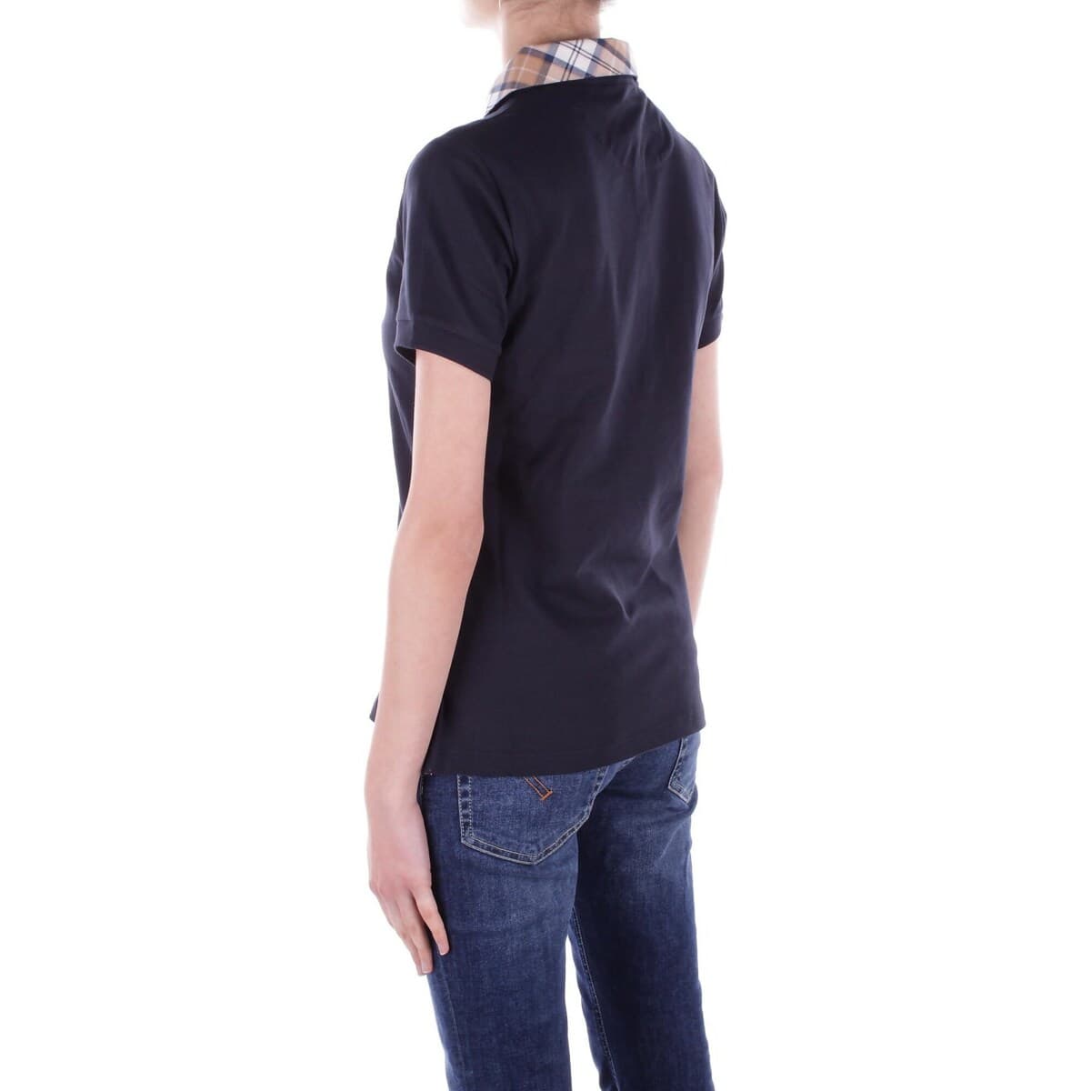 Women's Polo Shirts Barbour Blue