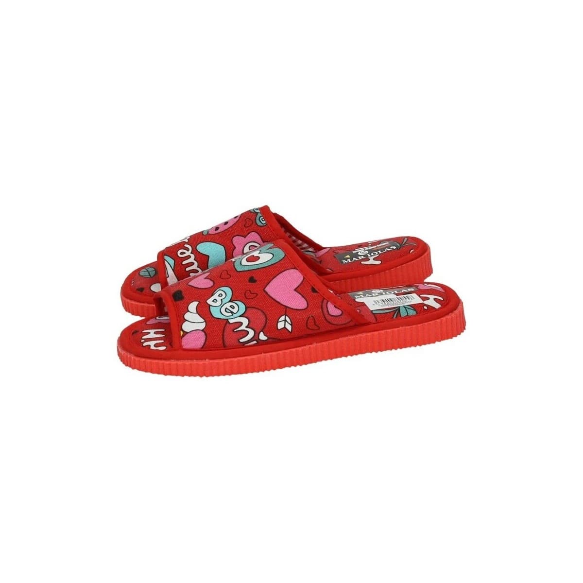 Women's House Slippers Calzados Mariola Red