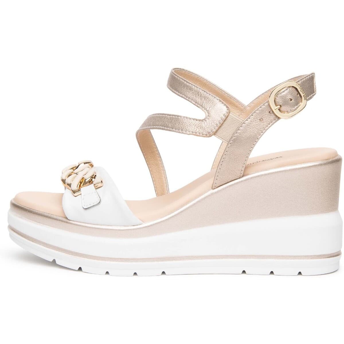 Σανδάλια με πλατφόρμα NeroGiardini Armenia Armenia Cuoio Poli.Ussita 42695 Bi