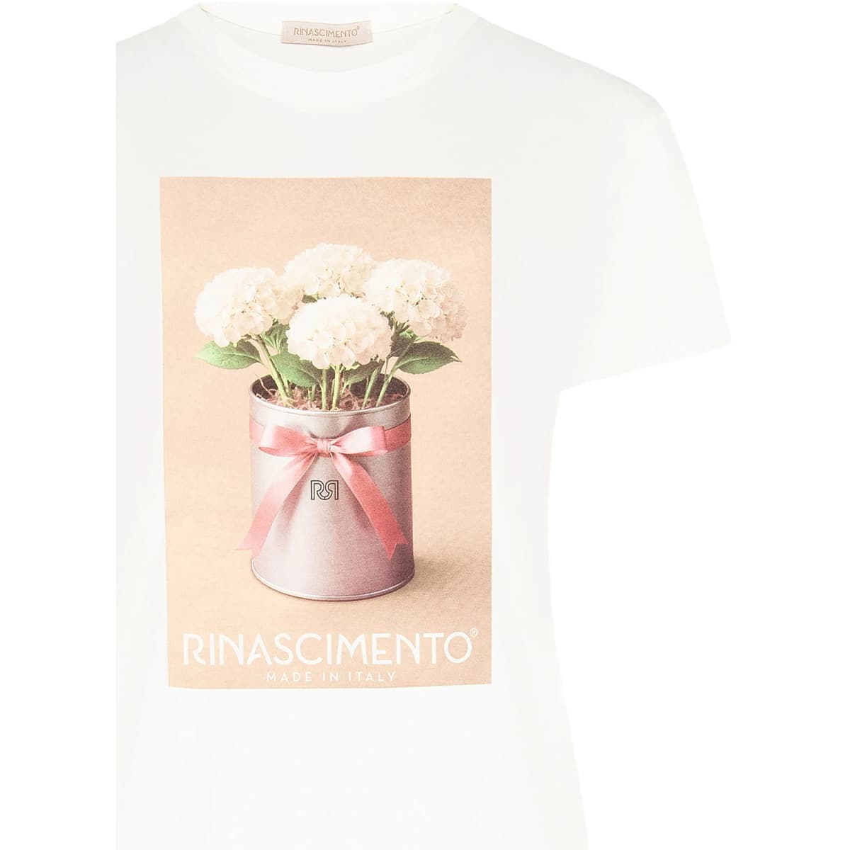 Women's T-Shirts Rinascimento White