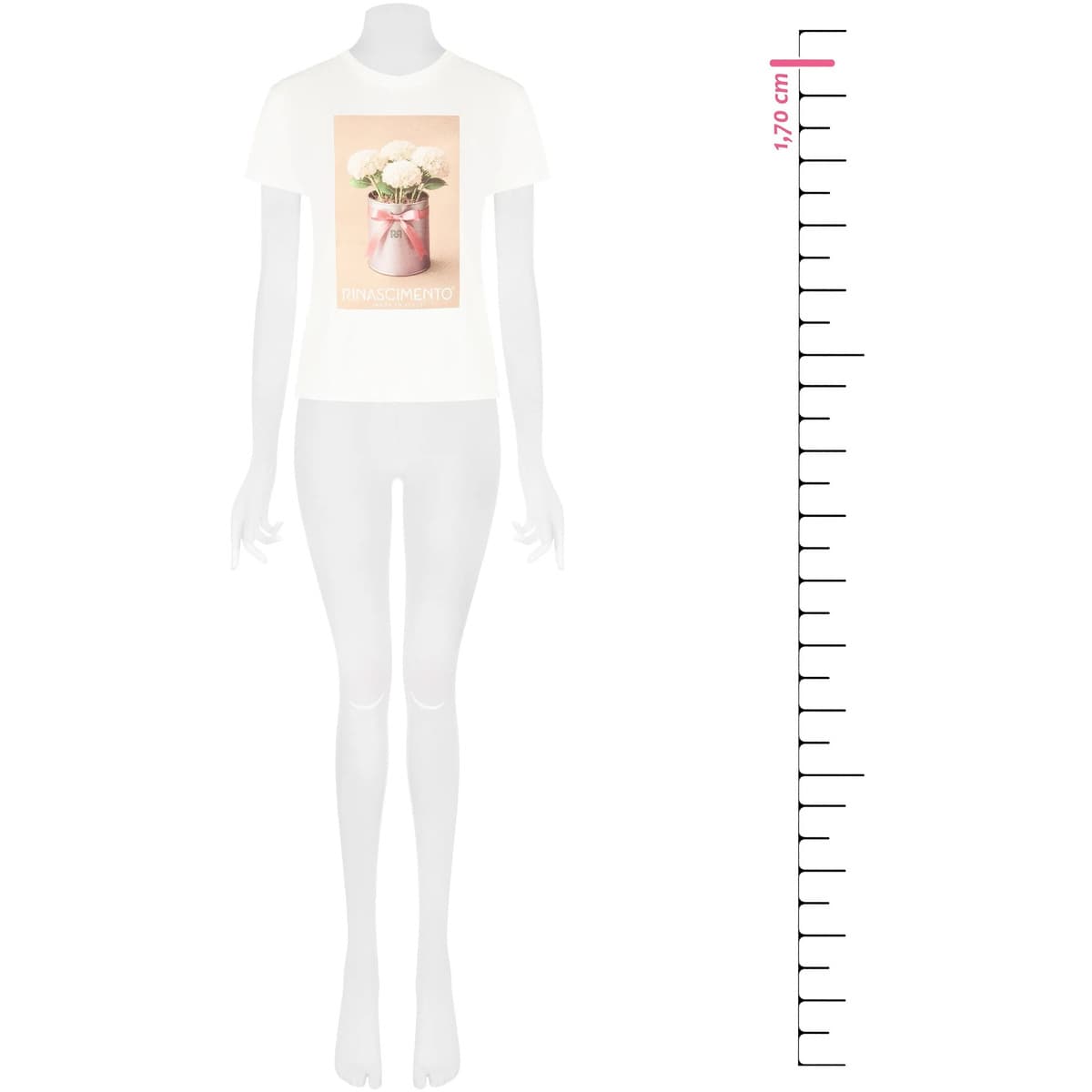 Women's T-Shirts Rinascimento White