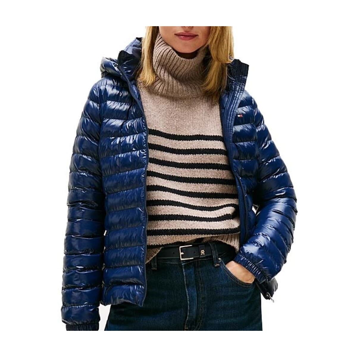 Χοντρό μπουφάν Tommy Hilfiger Chaqueta Mujer Modèle Lw Padded Slim Jacket
