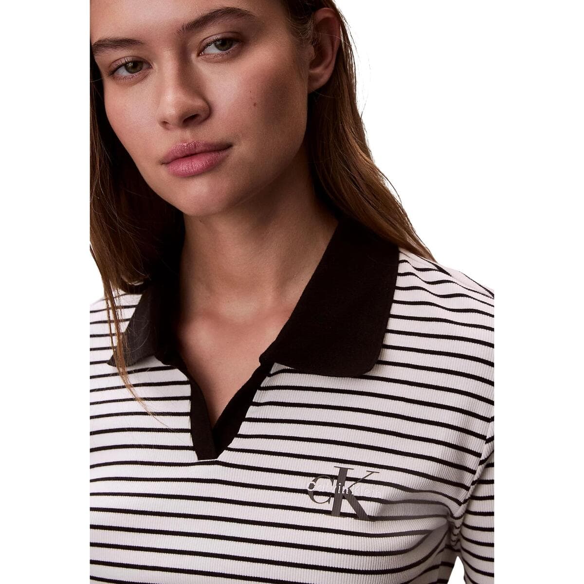 Women's Polo Shirts Calvin Klein Black
