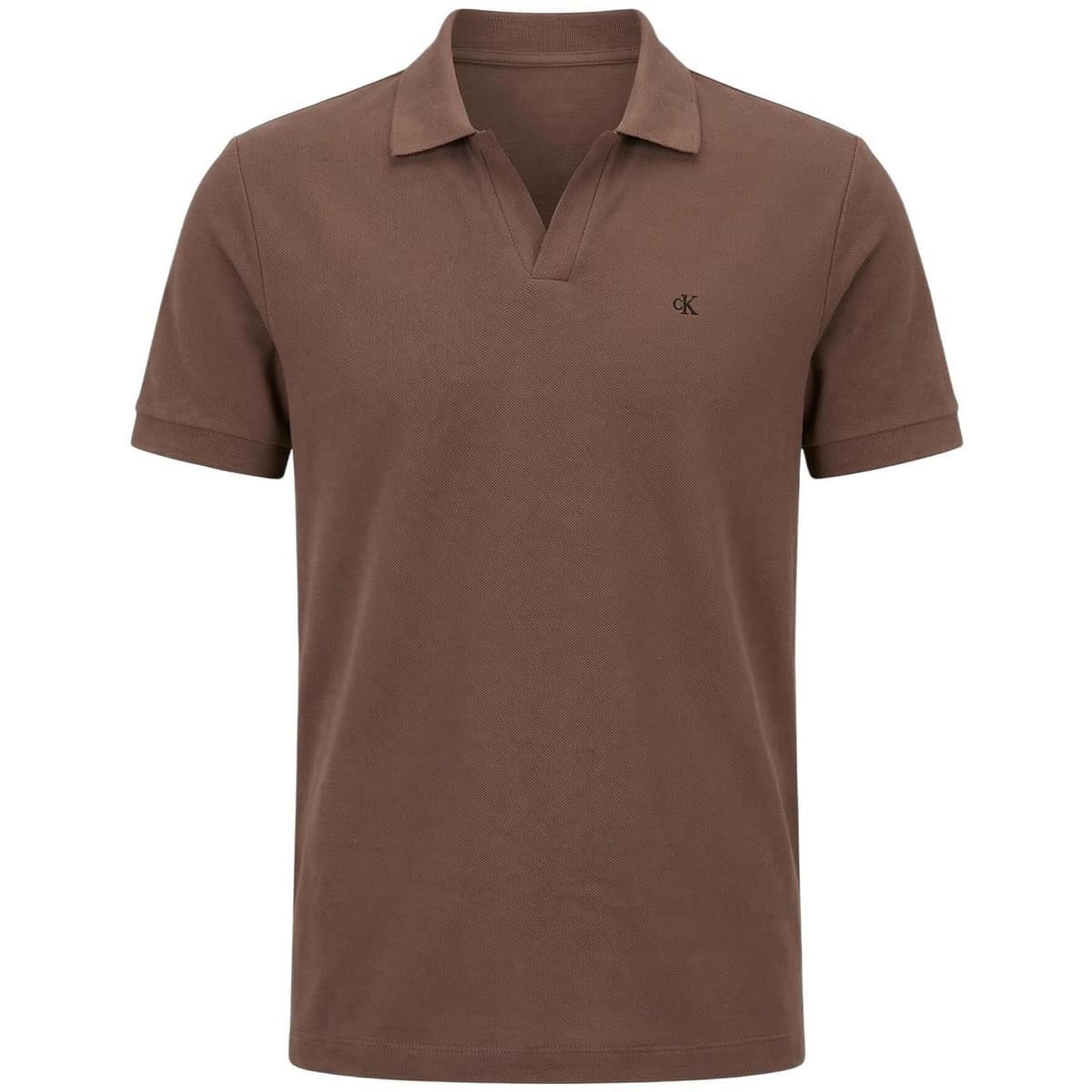 Men's Polo Shirts Calvin Klein Brown