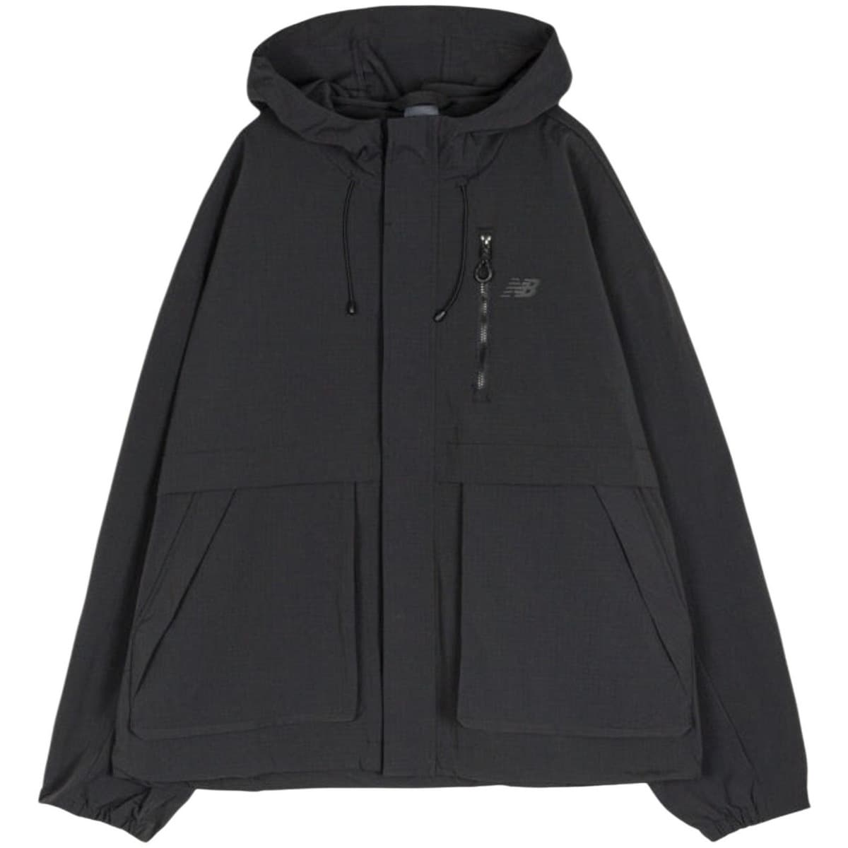 T-shirt με κουκούλα New Balance Athletics Ripstop Jacket MJ61W92NBK