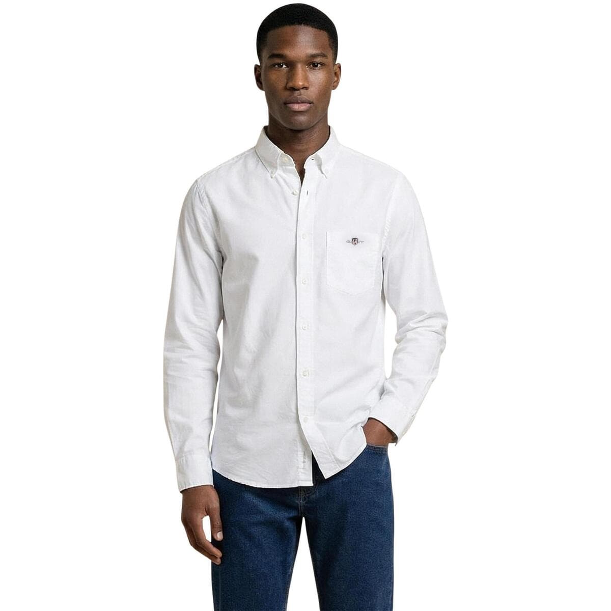 Men's Shirts Gant White